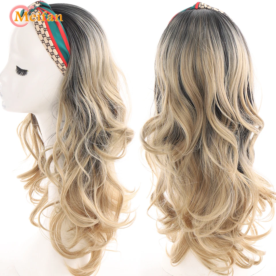 XIYUE-Longo Lolita Sintético Metade Headband Peruca, Faixa de Cabelo, Clip  na Extensão do Cabelo, Liso e Encaracolado, Hairpie Sem Costura, Bonito -  AliExpress