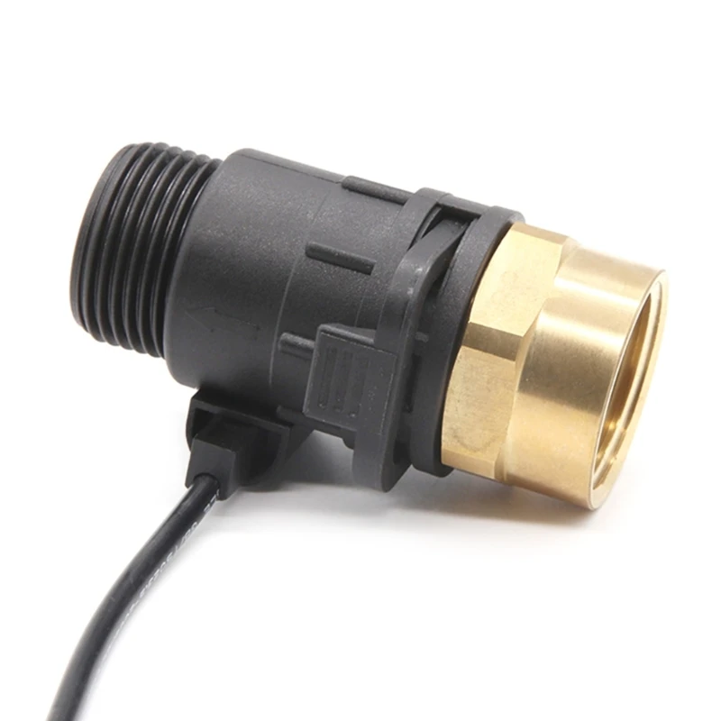 

Hall Effect G1 Liquid Water Flow Sensor Switch Control Male Thread Removable Drop Shipping