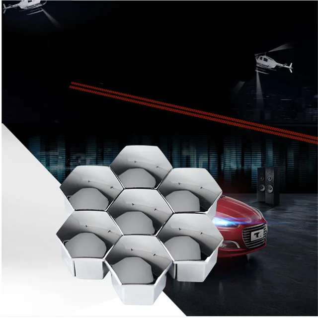 20pcs Car Wheel Nut Caps Anti-Rust for Hyundai SantaFe Veracruz Mistra Veloster Rohens AZERA Avante Accent