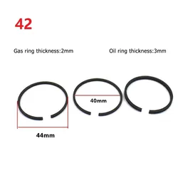 3 Pcs Air Compressor Piston Ring Pneumatic Parts 42mm 47mm 48mm 51mm 52mm 65mm 90mm 95mm 100mm For Cylinder Ring Blower Segment
