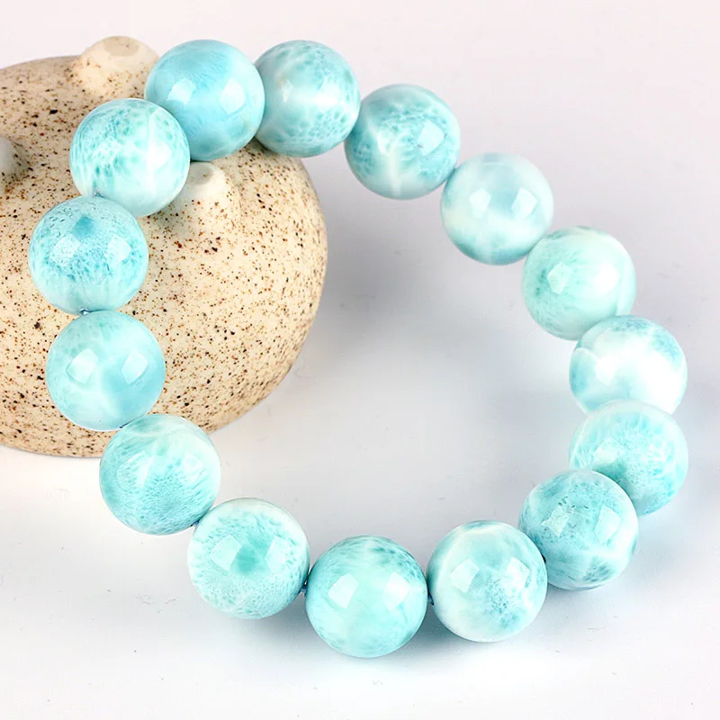 

Natural Sea-Pattern Stone Larimar Larimar Bracelet Ornament