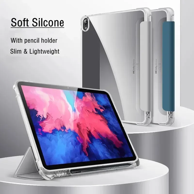 

Tablet Case for Lenovo Tab P11 Pro /P11 Plus Pencil Holder Cover for Lenovo Xiaoxin Pad 2022 10.6 Pad Pro 11.5 Stand Cases Funda