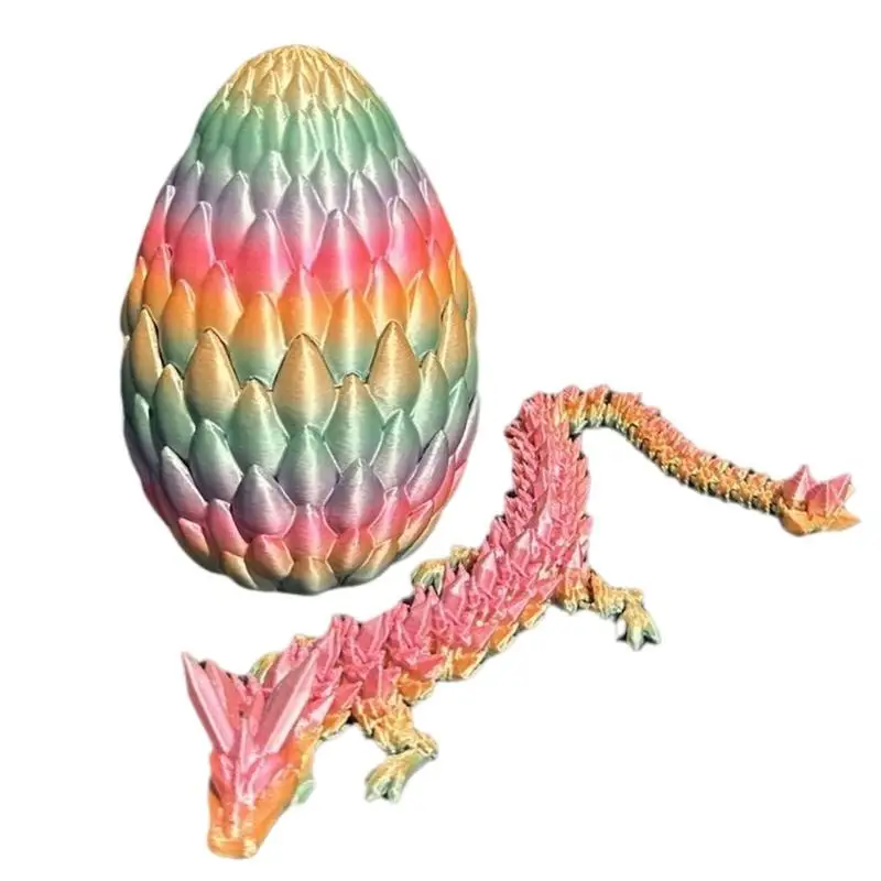 

Яйцо дракона с драконом внутри 3D печатная игрушка дракона для детей