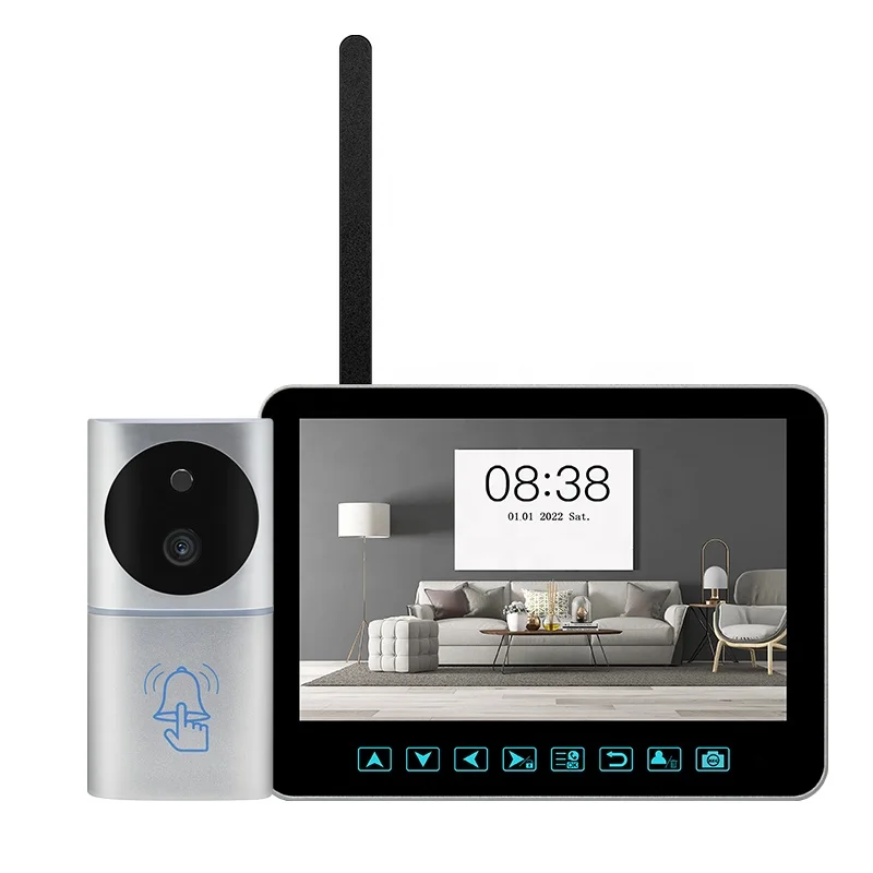 

Дверной звонок без Wi-Fi, с ночным видением и датчиком движения, 1080P