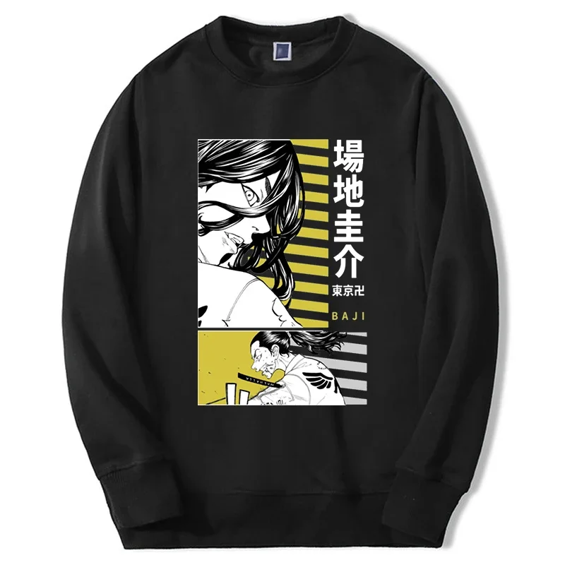 

2024 Hot Anime Tokyo Revengers Hoodies Men Women Mikey Anime Graphic Sweatshirts Fleece Casual Round Neck Sportswear Sudaderas