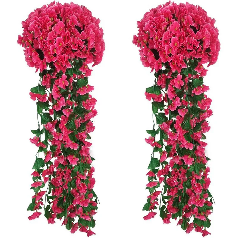 الزهور الاصطناعية طويلة الكرمة الورود ديكور المنزل...