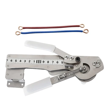 와이어 수동 루핑 기계 내부 구멍, 원형 루핑 구리 다리미 케이블 벤딩 도구, 4mm, 6mm