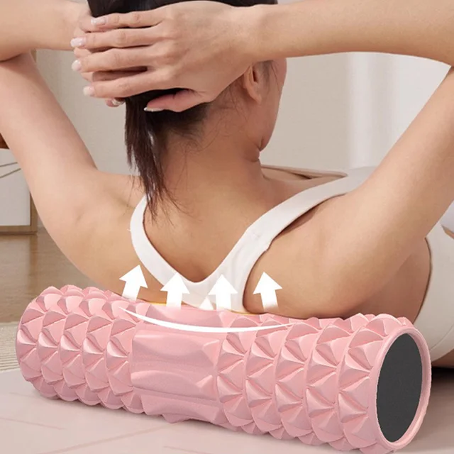 1 piece - super load-bearing massage roller foam axis yoga column massage stick - suitable for home exercise and muscle relaxati 3