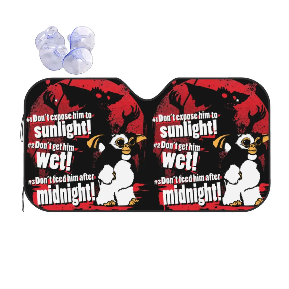 Gremlin Gizmo Parasole Parabrezza Monster 80S Horror Christmas Movie Cover Front Block Window Parasole Visiera Accessori Cover