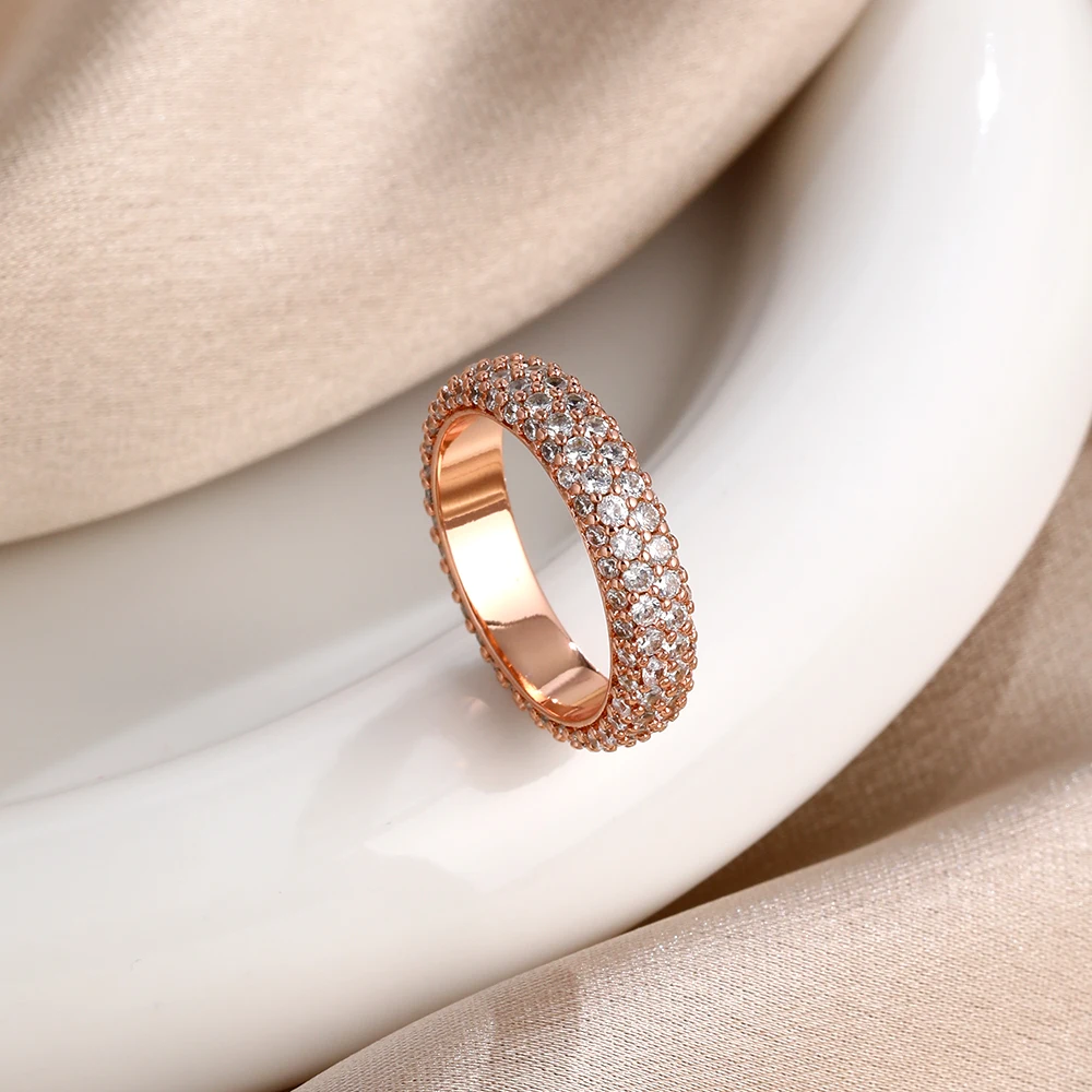 925 Silver Ring For Women Full Zircon Inlaid Luxury Sparkling Jewelry Vintage Hollow/Geometric Design Wedding Party Fashion Gift - 4