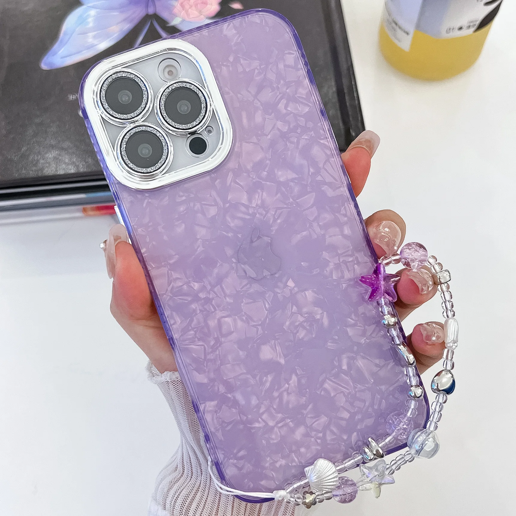 Luxury Phone Case With Wrist Chain For Iphone And Samsung Models_voghion.com