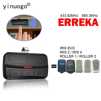 ERREKA IRIS IRIS2 IRIS4 차고 문짝/게이트 리모컨, 433.92MHz 868MHz ERREKA ROLLER1 ROLLER2 리모컨 차고