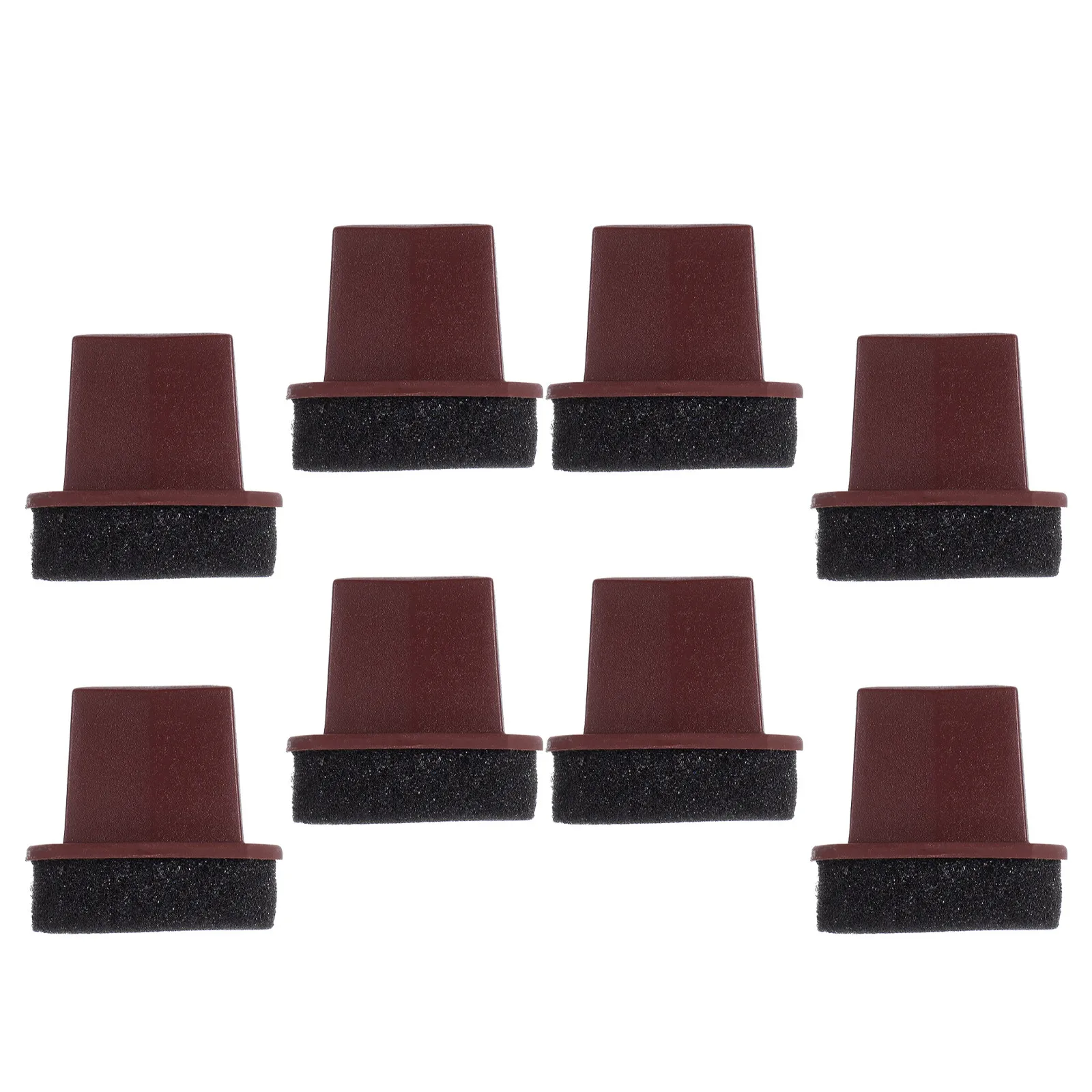 8Pcs 페인팅 스폰지 브러쉬 세트 신발 부츠 자동차 좌석 가구 복원을 위한 유연한 인체공학적 스폰지 어플리케이터