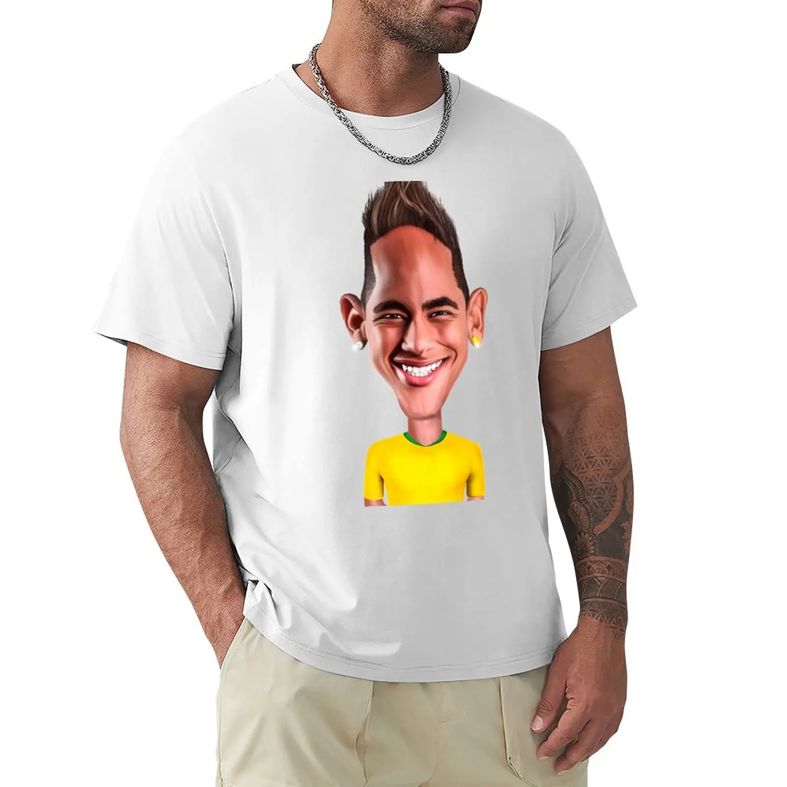 

Soccer T-Shirt summer clothes funnys customizeds tops t shirts for men pack