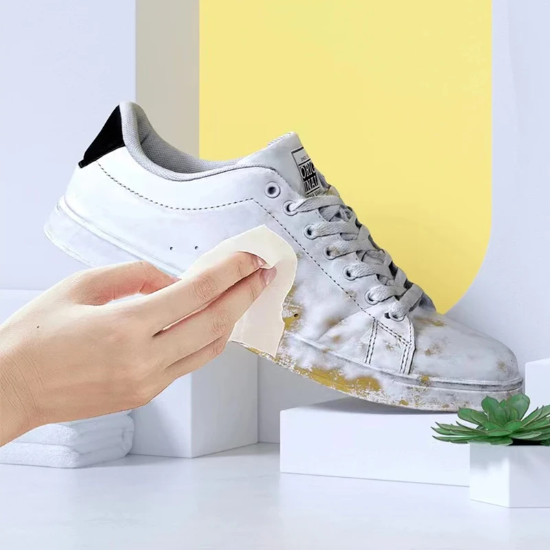 80-Count Professional Shoe Wet Wipes - Portable and Effective On-the-Go Cleaning Kit for All Footwear