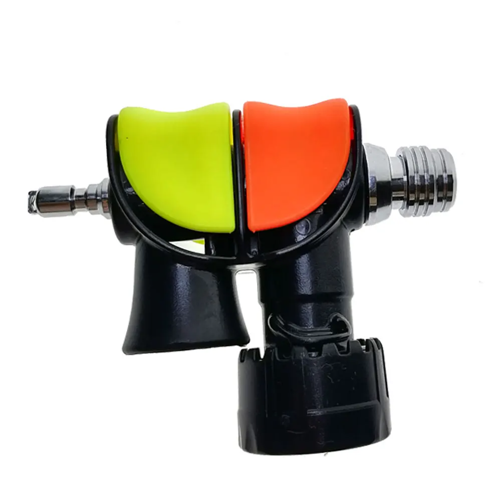 Standard Dive Alert Connector Scuba Dive Dual Air Powered Surface Horn Signaling Fitting 5