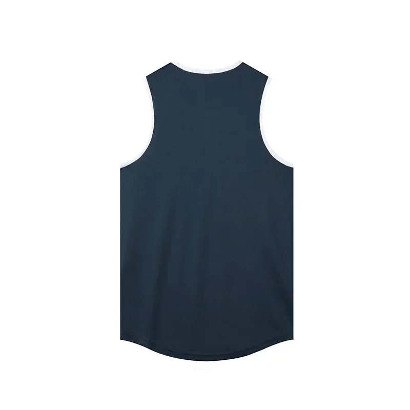 American 3X3 Basketball Sports Vest Men Summer Sleeveless Quick-drying Gym Fitness Running Loose Equipment Training T-shirt