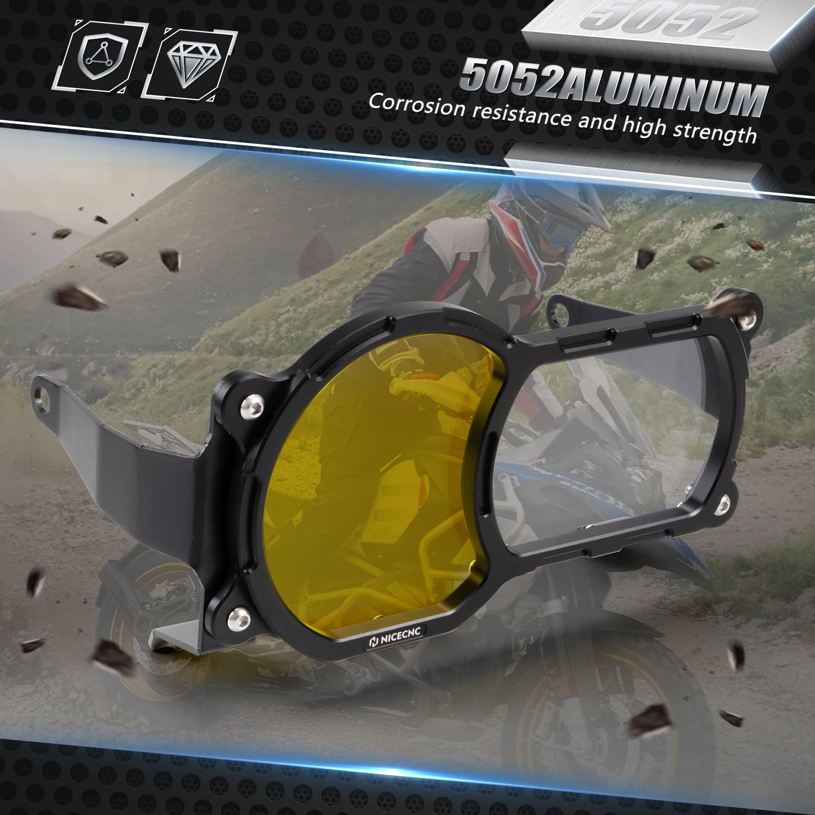 Motorrad Scheinwerfer Abdeckung Schutz Schutz Für BMW R 1250GS 2020-2023 R1250GS Abenteuer R1250 GSA R1250GS ADV 2020-2024 2023 – Detail 2