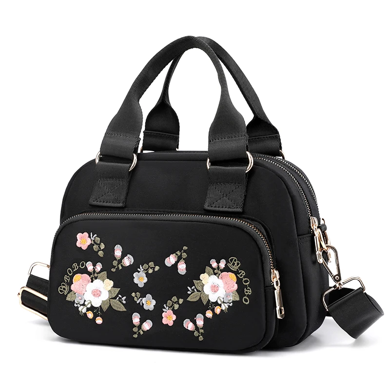 Hot Sale Women Shoulder Bags Embroider Flower Female Messenger Bag