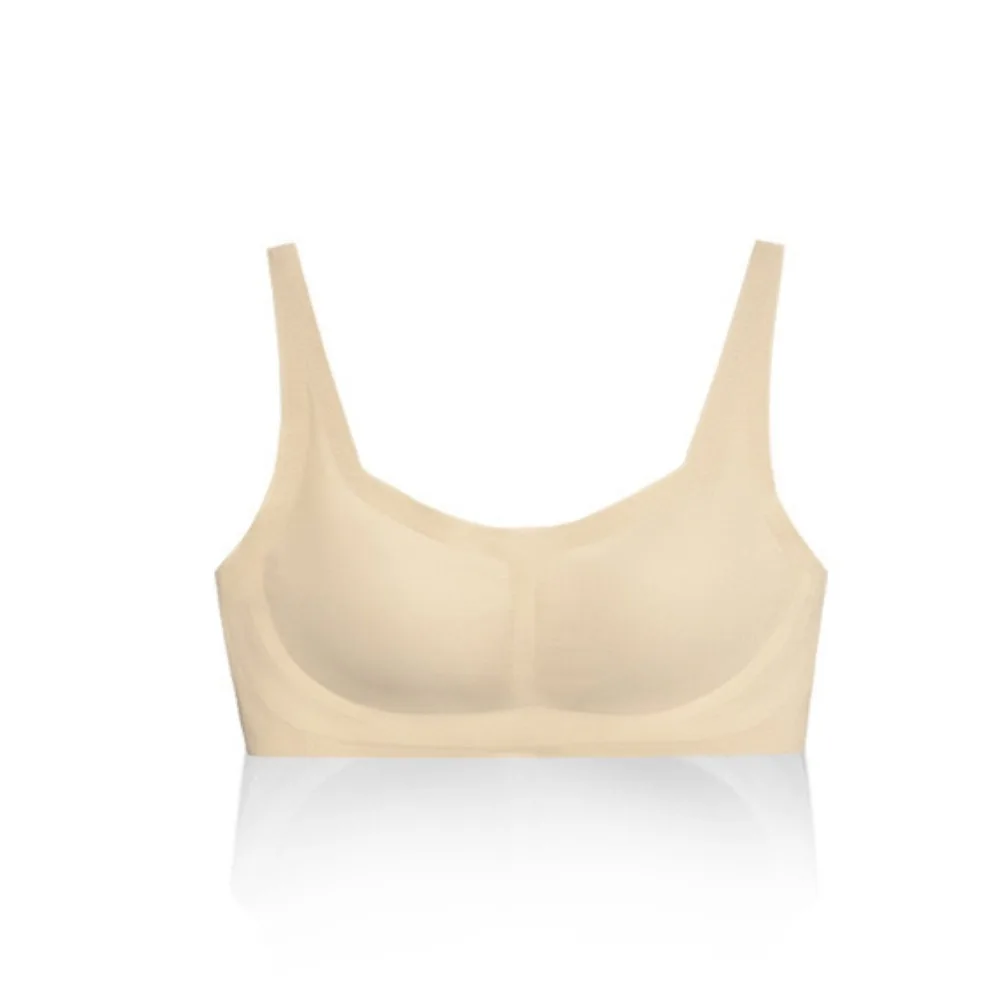 Solid Color Seamless Push Up Bra Adjustable Breathable Training Fitness Bra Comfortable Lingerie Brassiere for Women Gym