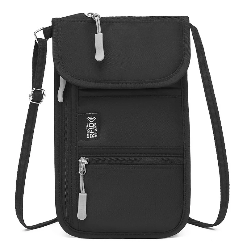 Compact Multi-Functional Travel Neck Wallet & Anti-Theft Chest Bag