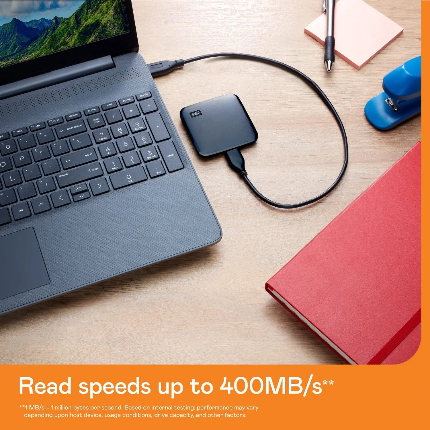   WD ޴ SSD Ʈ SE ָ Ʈ ̺, USB3.0, 400 MB/s,  PSSD, 480GB, 1T, 2T, ޴ PS5 ƮϿ