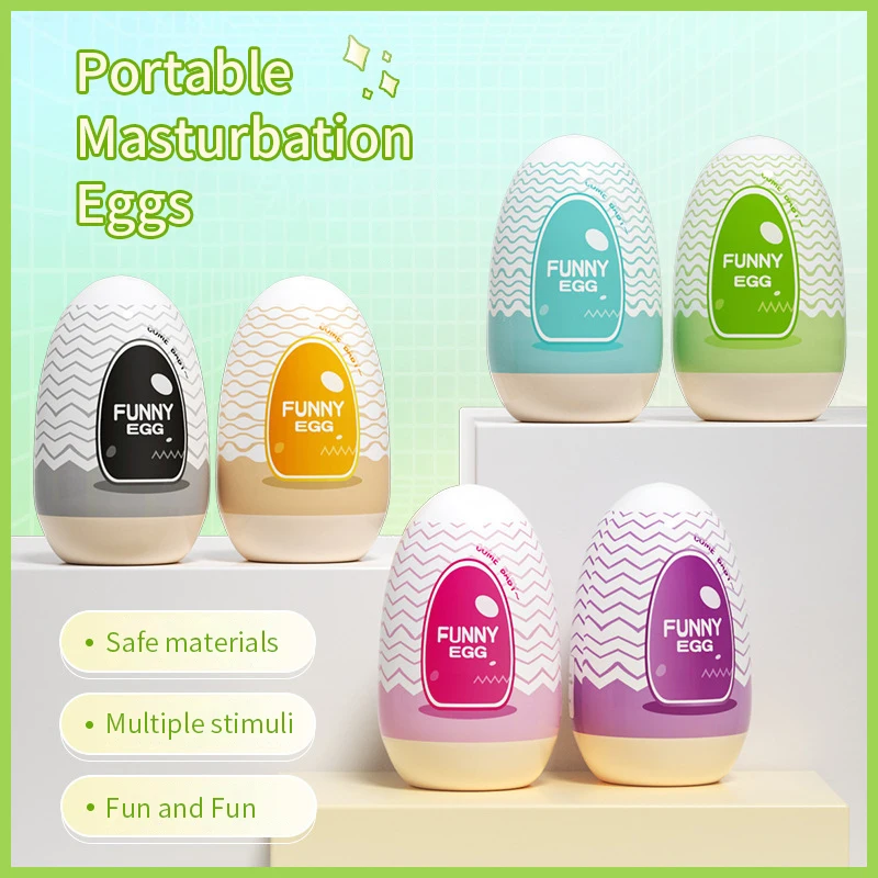 Male Masturbator Mini Cups Masturbator Egg Portable Stimulator Penis Massager Soft Rubber Adult Sex Toys for Men Realistic Vagina Pocket Pussy