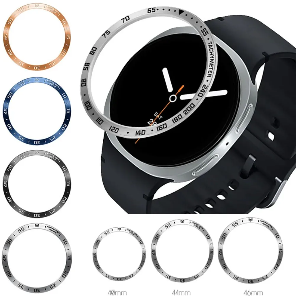 Elegant Metal Bezel Ring Protector for Smartwatch Accessories
