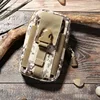 Vertical Canvas Tactical Mobile Waistpack Multifunctional Tactical Camo Sports Bag Tactical Camo Belt Pouch Outdoor Running Bag 5