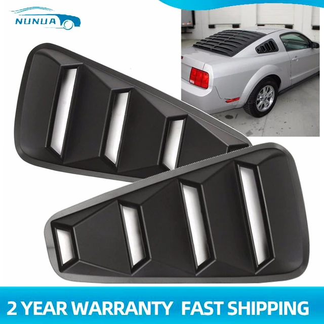 1/4 viertel Seite Lufteinlass Düsen Belüftung Ventil Fenster Lamellen Scoop  Abdeckung Dekoriert Shark Gill Für Ford/Mustang 2005-2014 - AliExpress