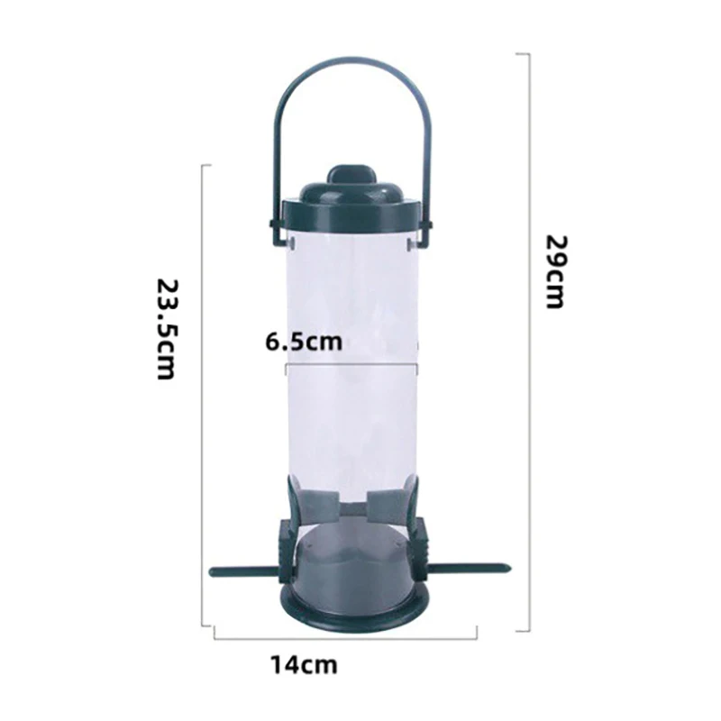 Bird Feeder Wild Bird Seed Feeder for Outdoor Garden Creativity Pet Supplies Tableware Feeding Tool Paddock