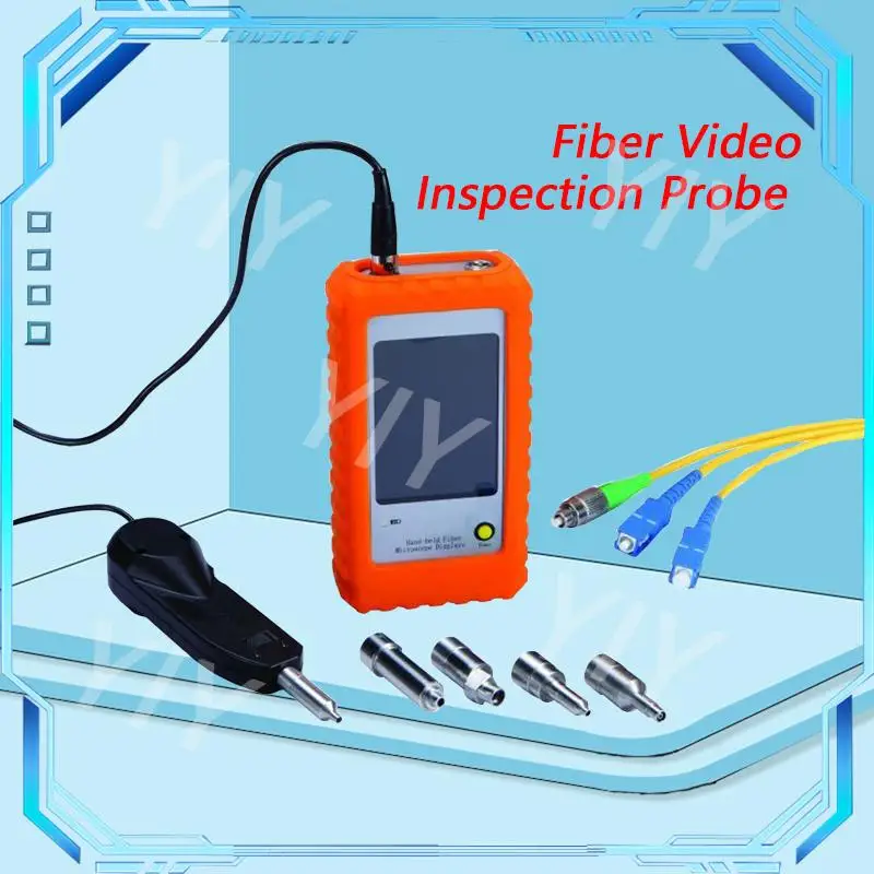 Fiber Video Inspection Probe Microscope Fiber Optic End Face Inspection