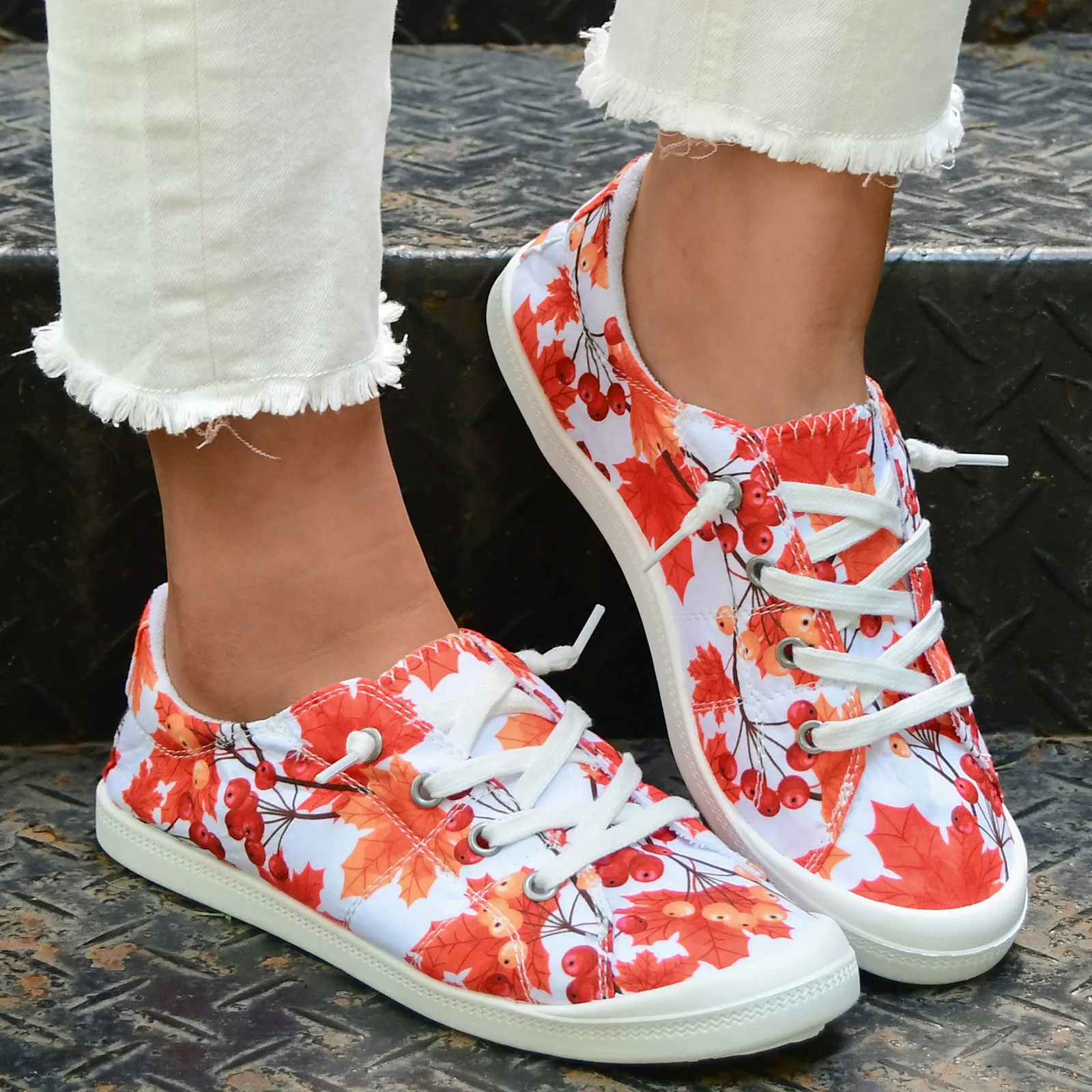 Floral Tennis Shoes - Etsy