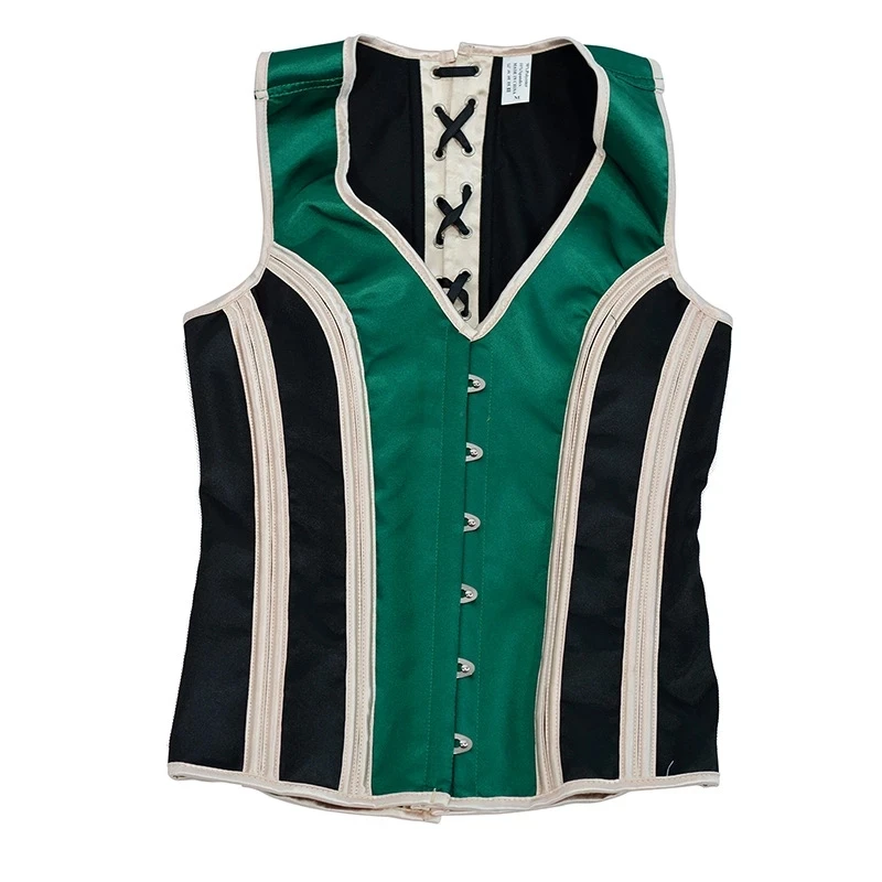 Men's Corset Body Shaping Clothes For Party Palace Shirt Vest Waistcoat Slimming Male Waist Trainer Tummy Control Shaper Costume 4