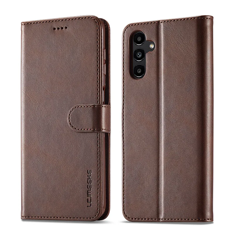 Card Flip Leather Case For Samsung Galaxy A53 A24 A25 A15 A14 A34 A54 A55 A70 A71 A72 A73 A80 A81 A91 A51 A05 A05S 4G 5G Cover