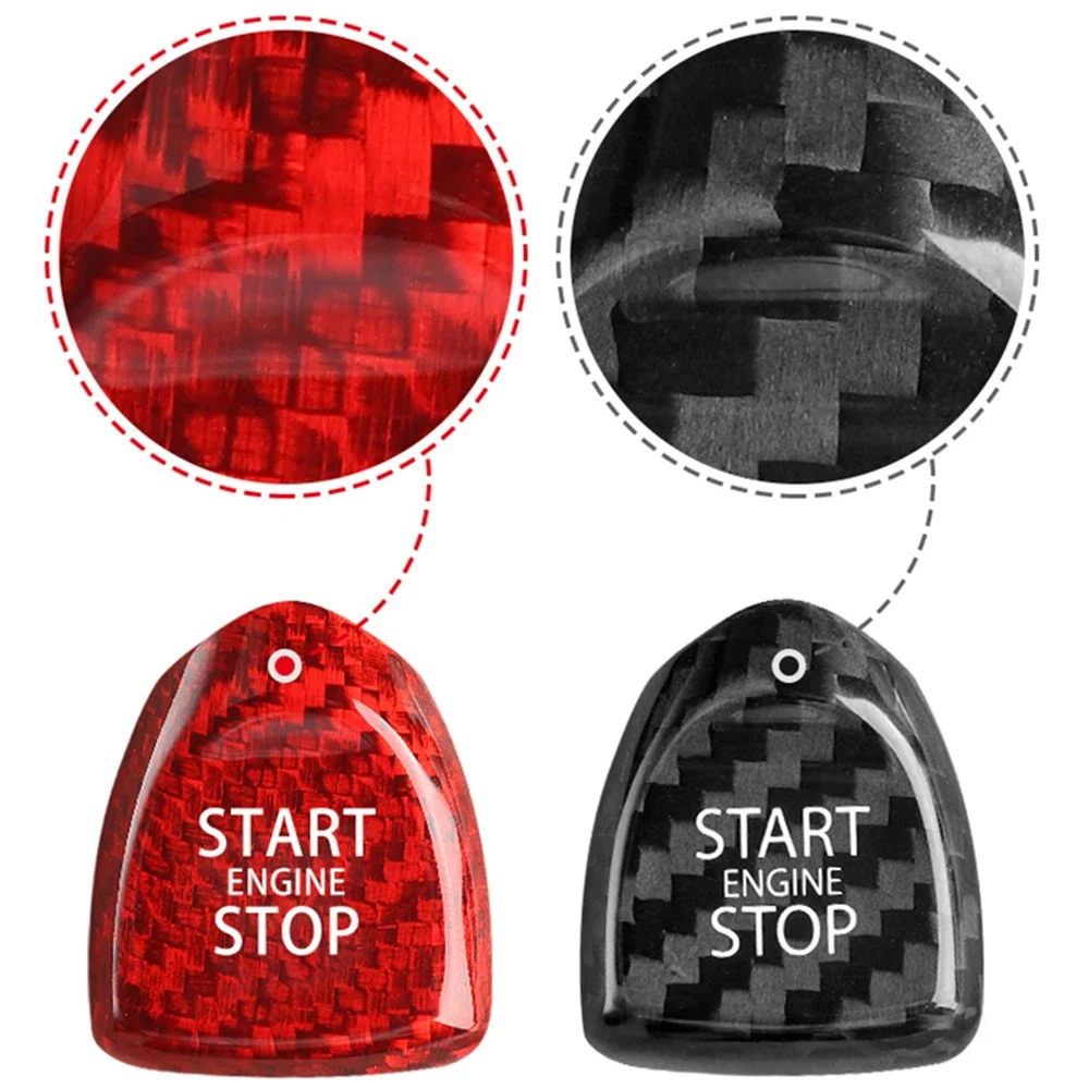 

Carbon Fiber Engine Start Stop Button Interior Trim Cover Sticker for Mini Cooper F54 F55 F56 F57 F60 Accessories Car Styling