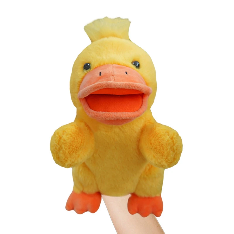 Animales de peluche de juguete, marioneta de mano para dedo, muñecas Kawaii, juguetes educativos para bebés, aprendizaje