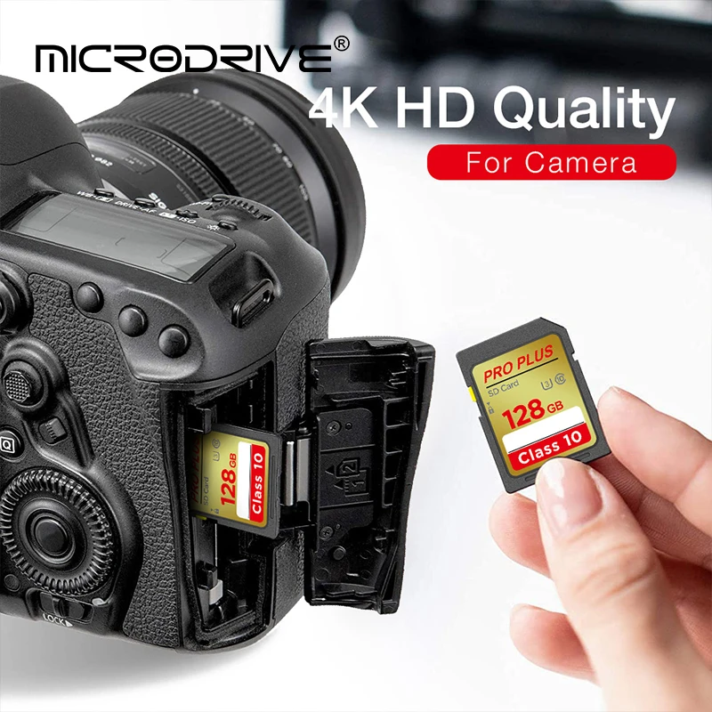 High-Performance Ultra SD Card - Class 10 Memory for 4K and Full HD Video
