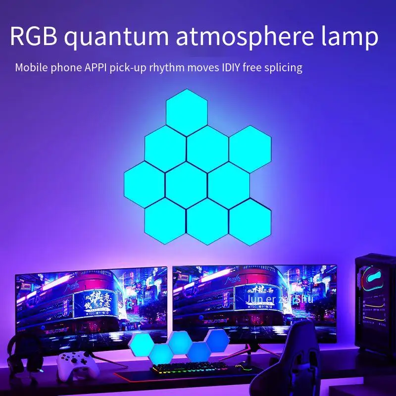 quantum-light-rgb-odd-light-board-atmosfera-de-control-de-sonido-en-esports-room-honeycomb-light-pickup-decoration-usb-induction-wall