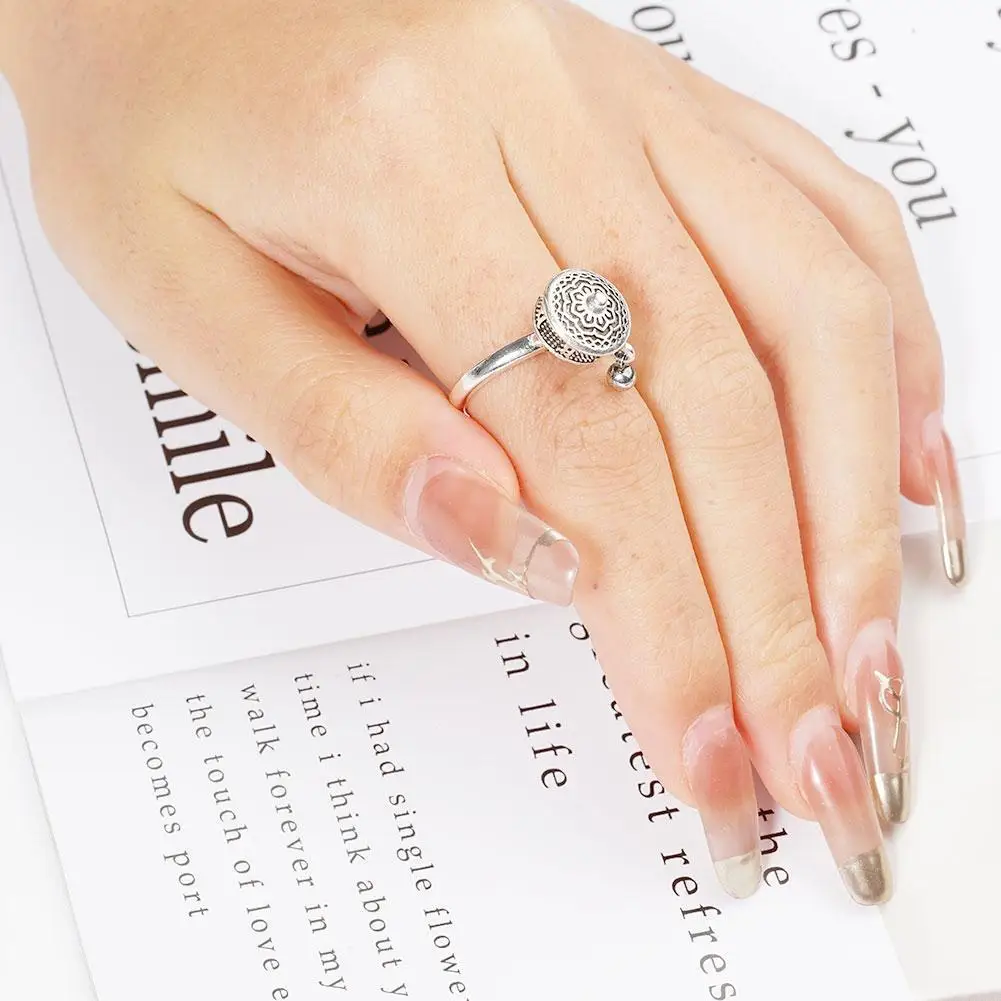 Bague Anti Stress Femme Bague Anti Stress Anneau Tournant Homme | Elocène Bague Anti Stress Acier Inoxydable