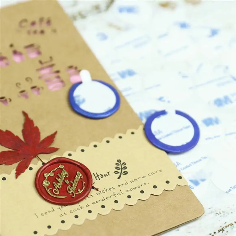 Description Picture 6 of itemSeal Wax Stamp Stickers 10mm~28mm Self Adhesive Double Sided Round Circle Discs For Wax Sealing Stamp Candle Wick Making