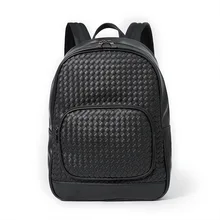 

Luxury Hand-woven Backpack Men 2022 Fashion Design Men's Backpacks Student School Bag Large-capacity Travel Backpack Male Bolsa