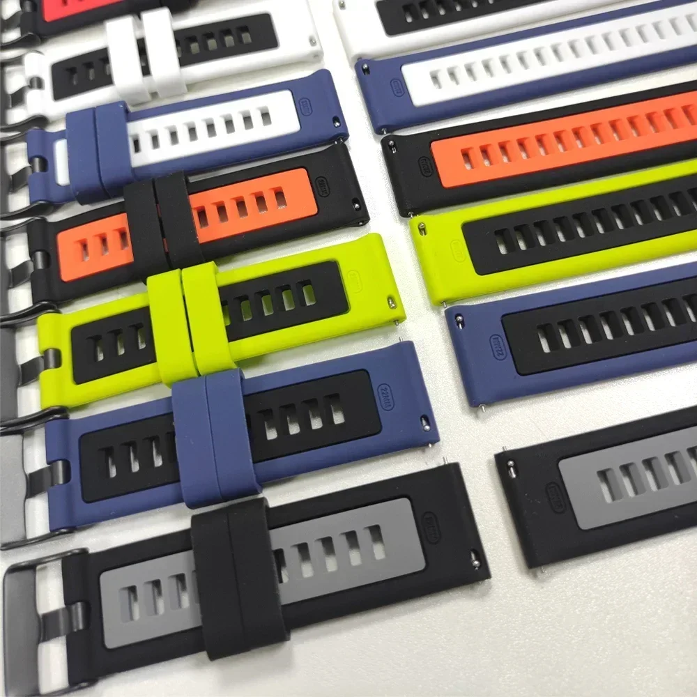 Silicone Smartwatch Band – Universal 20mm/22mm Strap