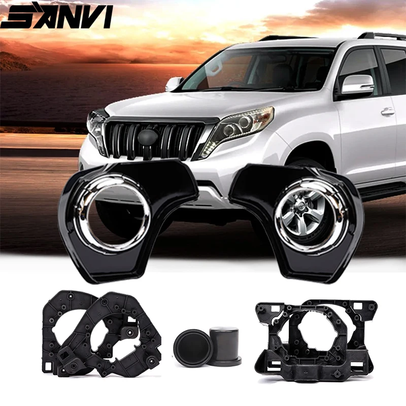 

SANVI Car Headlight Liner Transition Framework Adaptors for 3.0 Inches Bi LED&Xenon Projector Lens Upgrade Car Light Accessories