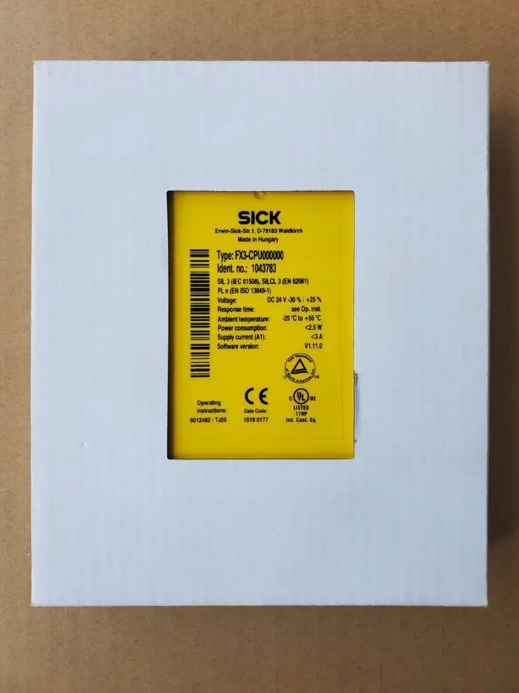 

FX3-CPU000000 Sick Safety Main Module 1043783 Flexi Soft V1.11.0