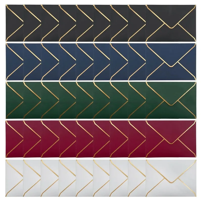 50pcs/pack 18.5cmx13.5cm Wedding Envelopes