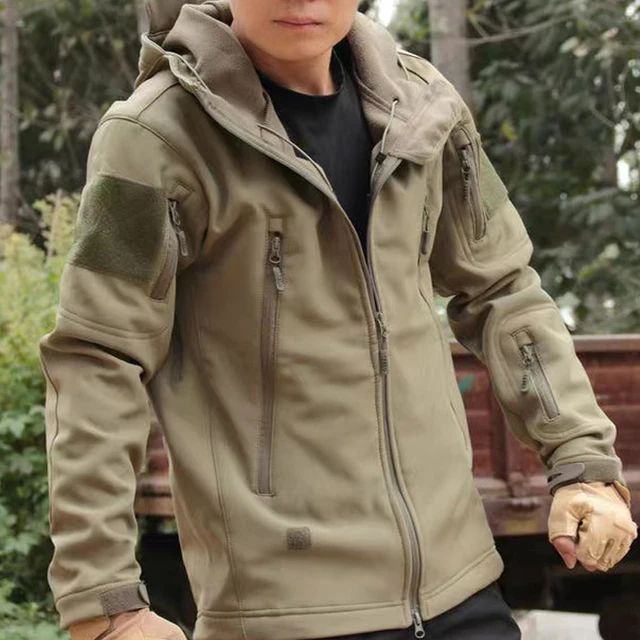 남성용 가을 겨울 재킷과 등산 트레킹 양털 낚시 전술 소프트쉘 바지