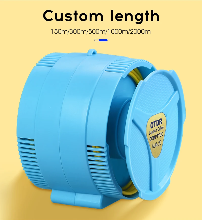 Customizable 300M OTDR Launch Cable OS2 Single Mode Optical Time Domain Reflecto