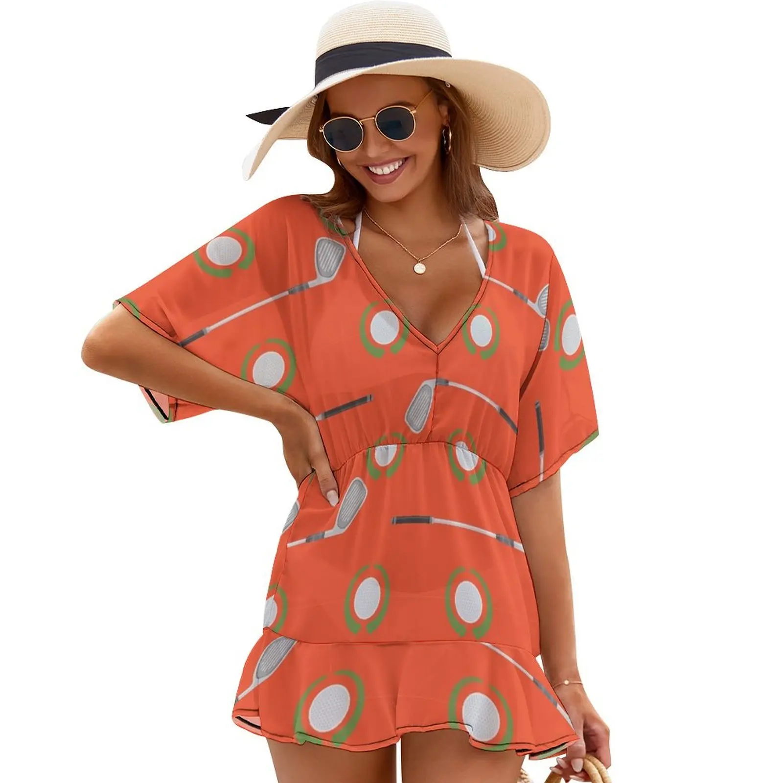 

Golf Gift For Him or Her Fun Golf Pattern Cover Ups Women's summer suit dresses for prom Dance dresses summer dresses women 2024