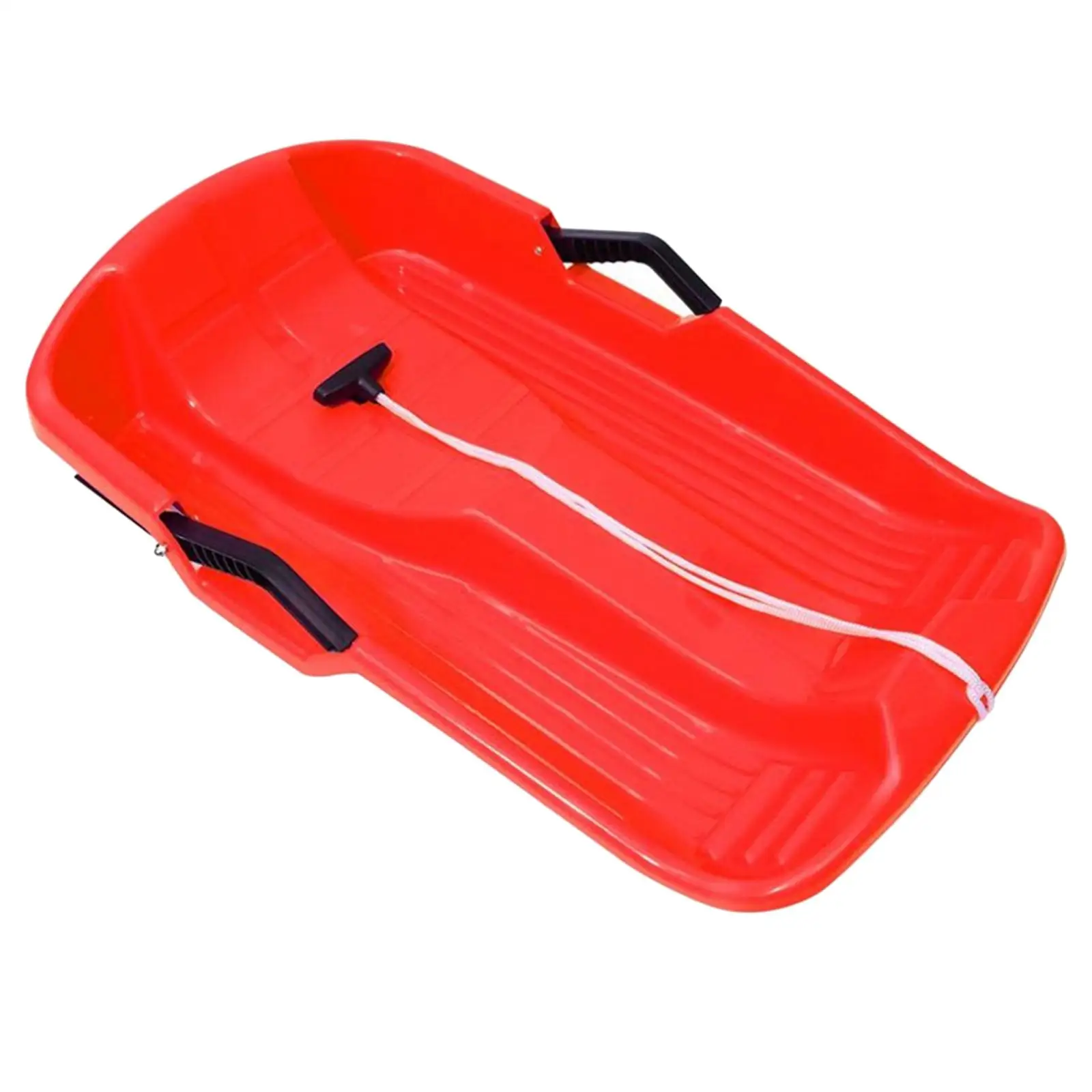 Durable Snow Sled Child Adults Winter Fun Toy Downhill Sled Toboggan Sledge Luge